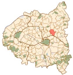 Rosny-sous-Bois map